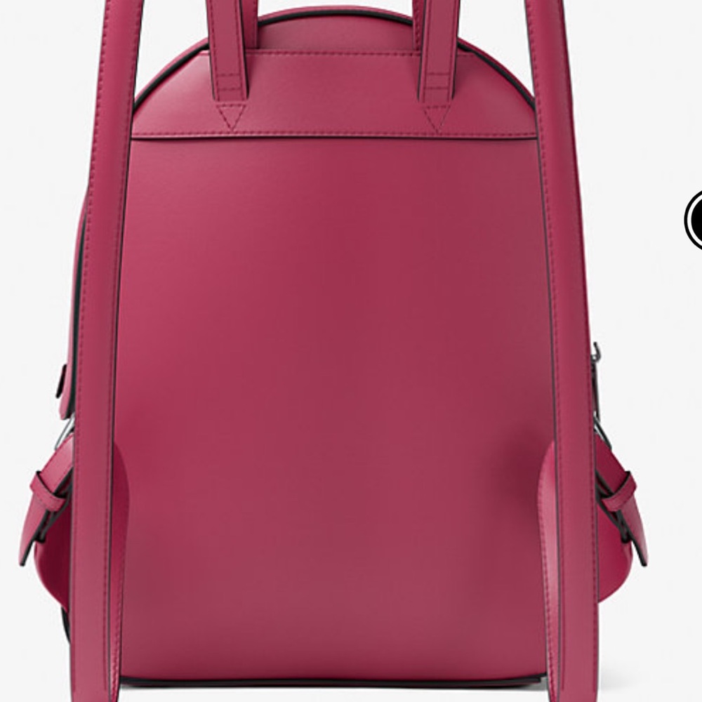 MICHAEL KORS Jaycee Md Zip Pocket Pebbled Leather Backpack
Dark Raspberry
NWT - Picture 4 of 16